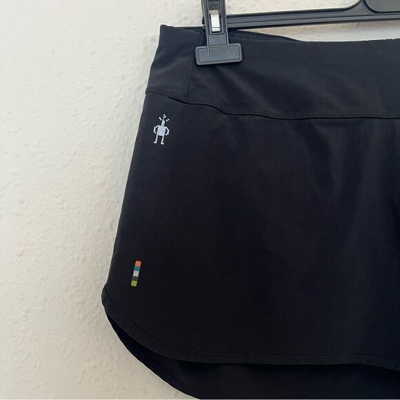 SmartWool Sport Shorts Running Athletic Black Womens Size Large - Picture 4 of 6